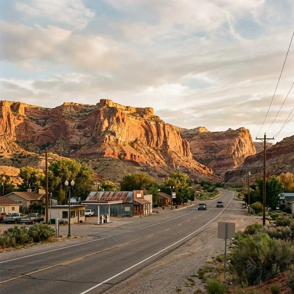 Castle Dale, Utah Emery County red rock landscape