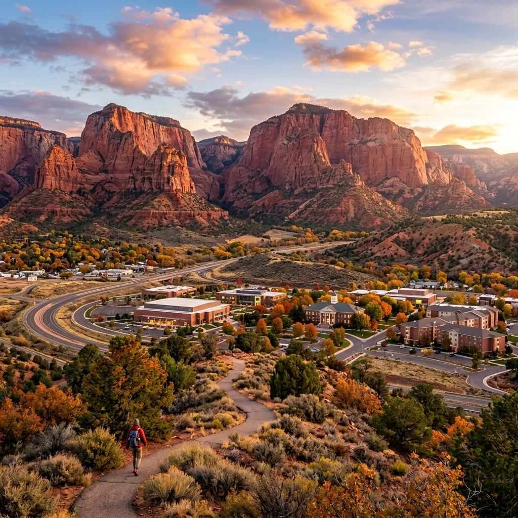 Cedar City Festival City USA and Markagunt Plateau red rocks