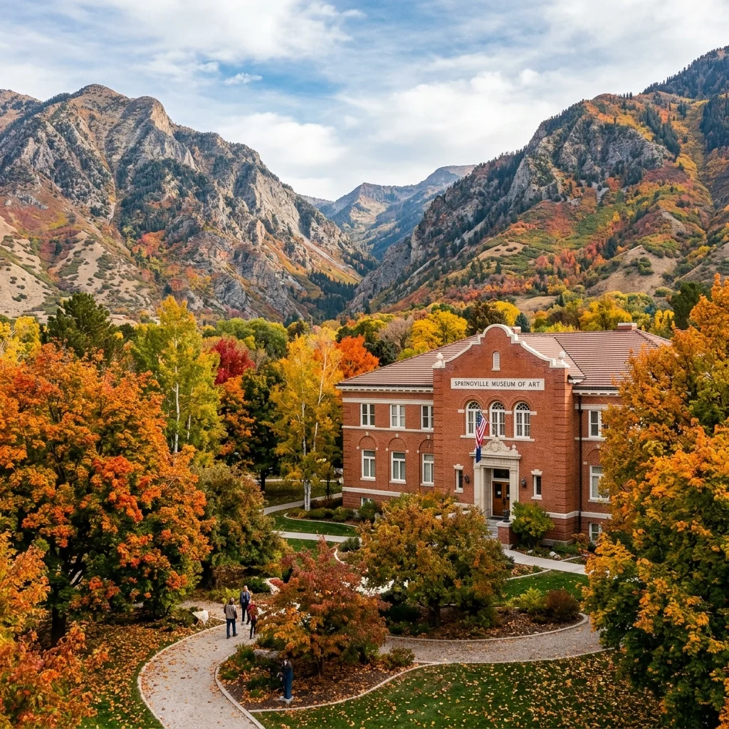 Springville Utah Art City and Hobble Creek Canyon views