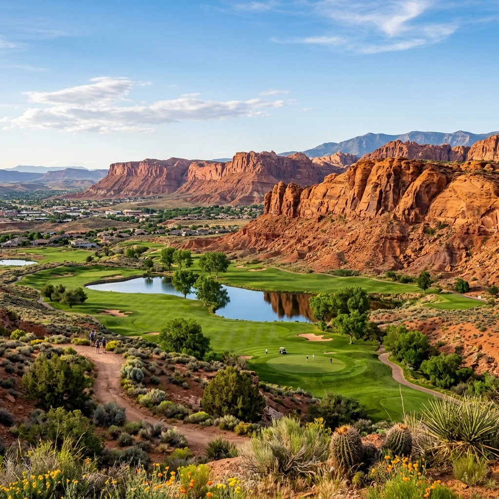 Red Rock Bluffs and St. George Valley