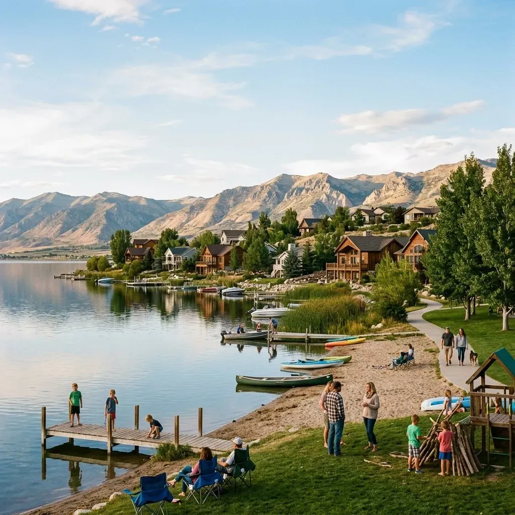 Stansbury Park lakeside community