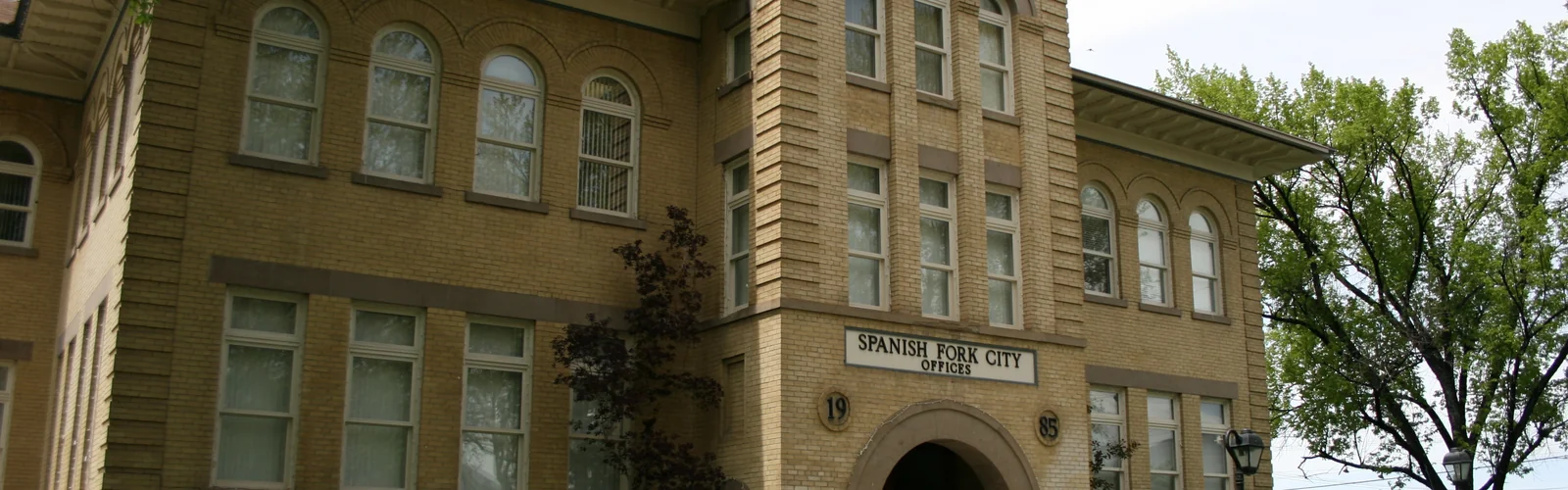 Spanish Fork historic City Offices and municipal heritage building