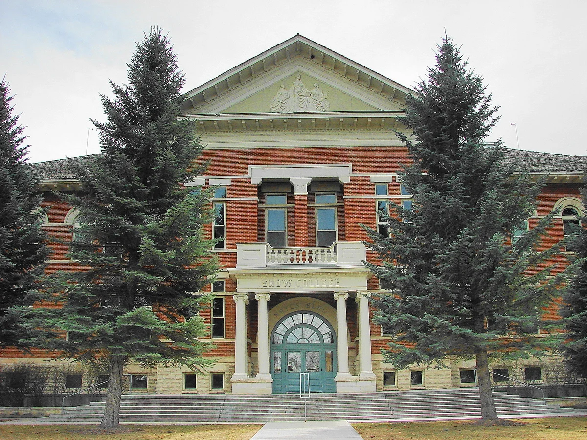 Historic Noyes Building at Snow College in Ephraim, Sanpete County