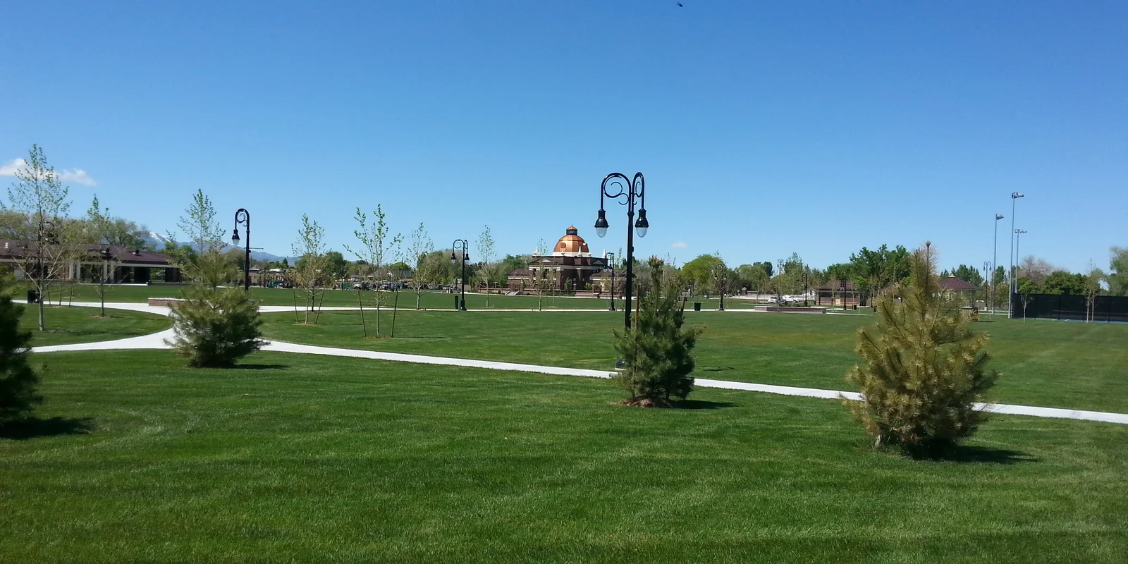Riverton City Park and community grounds in southwest Salt Lake Valley