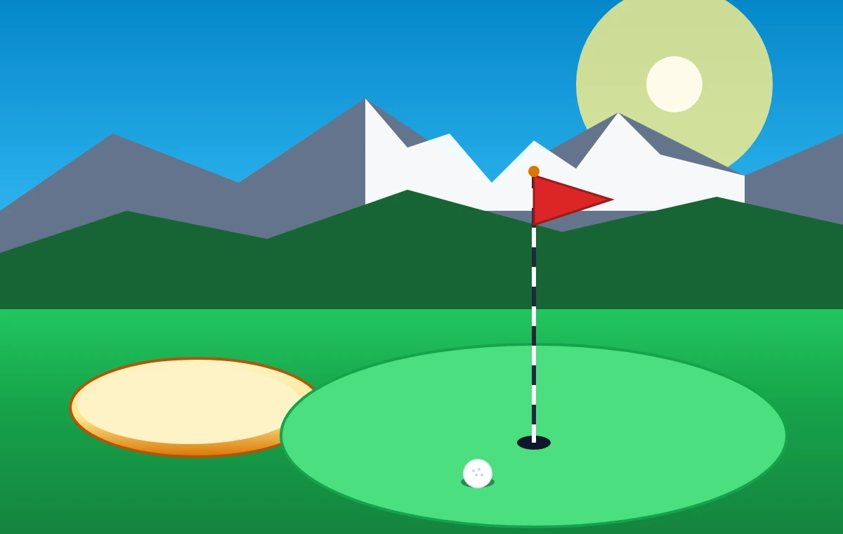 Representative illustration for Oquirrh Hills Golf Course in Tooele, Utah