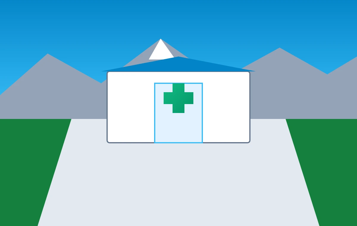 Representative illustration for Utah Valley Hospital in Provo, Utah